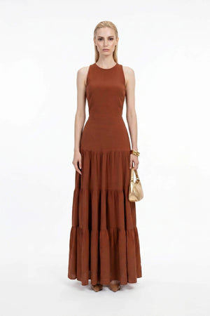 Isabel Cut - Out Maxi Vestido - Reina Diaz