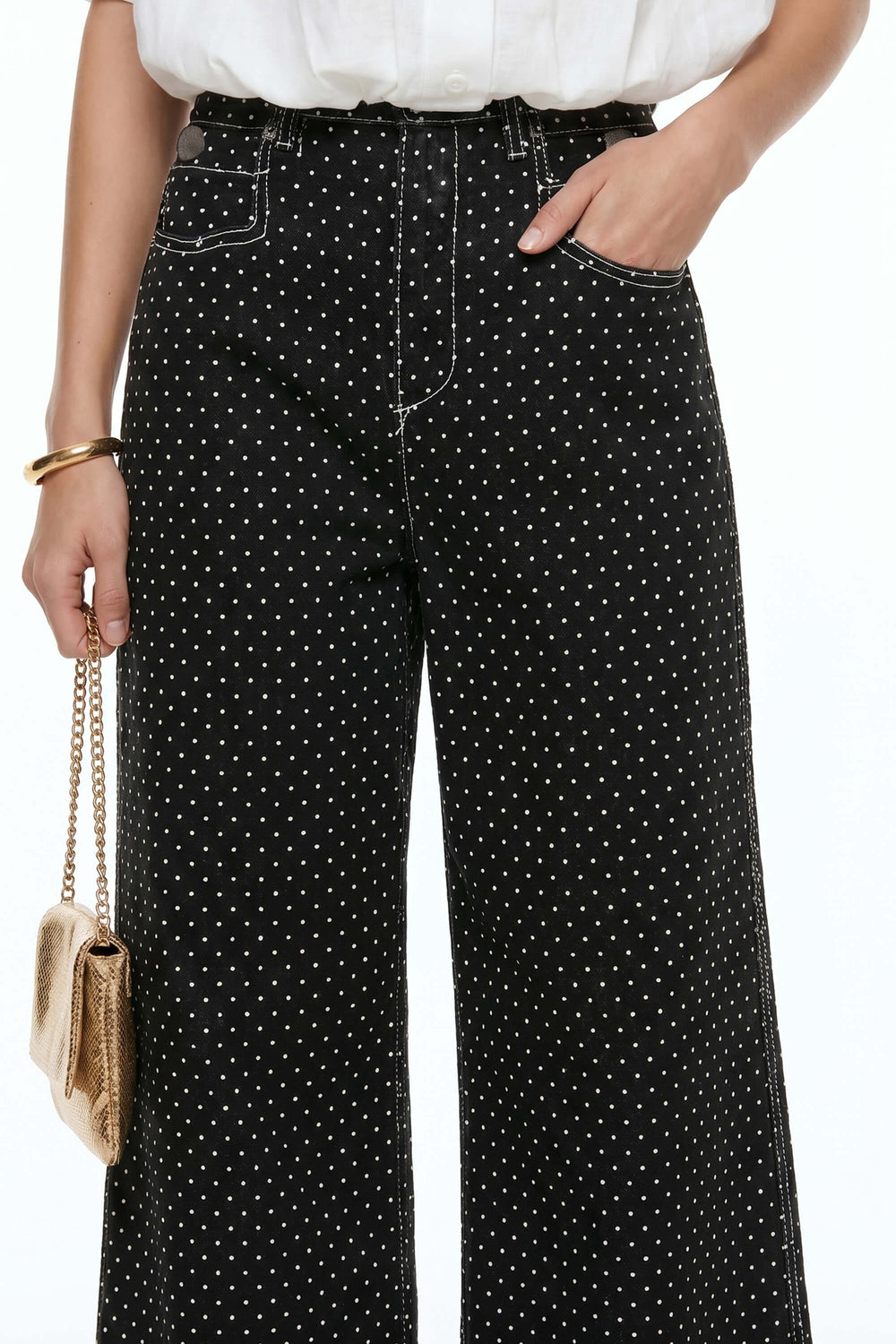 Isabel Western - Print Wide - Leg Pantalón - Reina Diaz