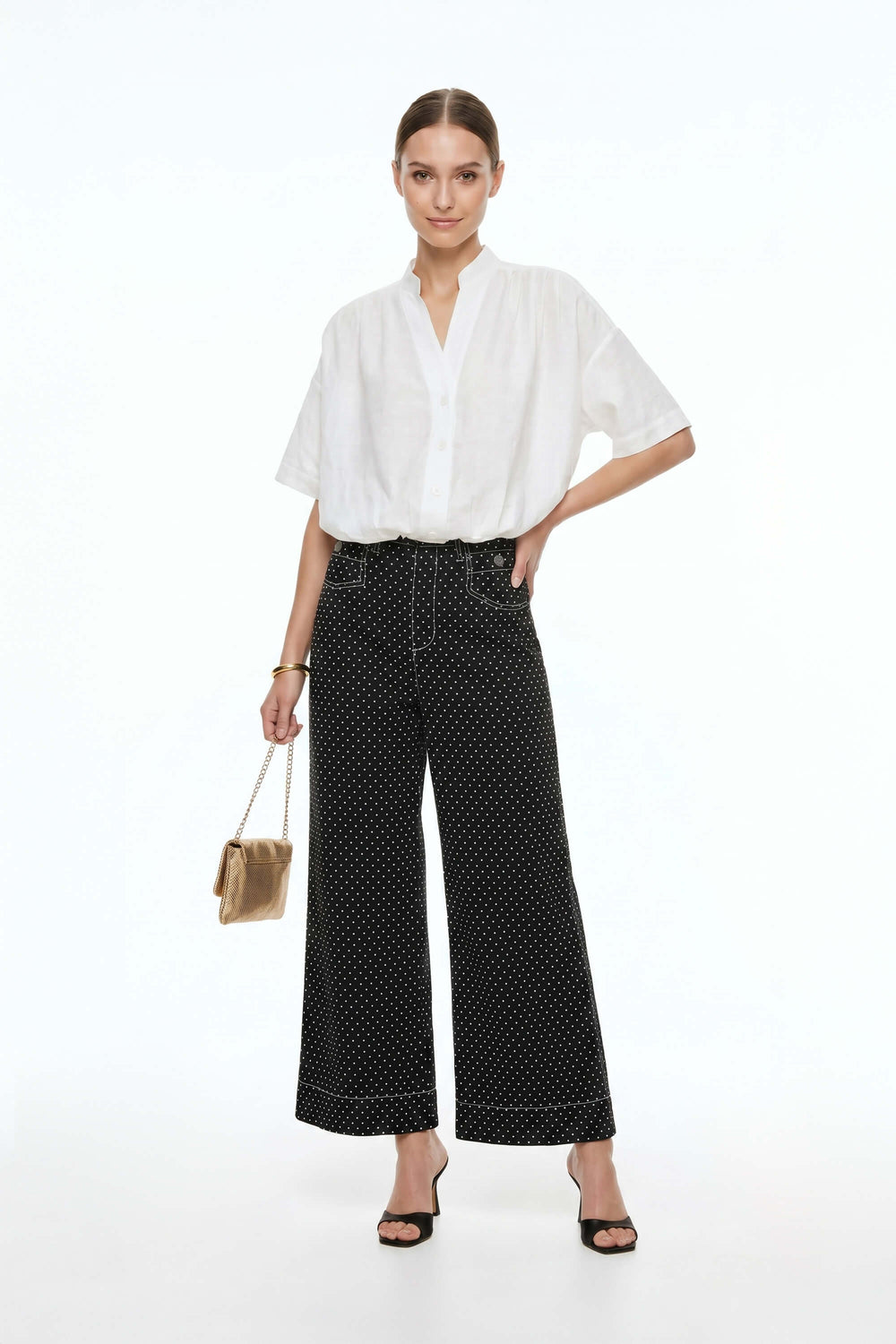 Isabel Western - Print Wide - Leg Pantalón - Reina Diaz