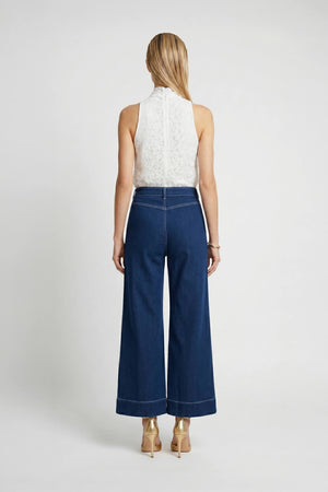 Isabel Western - Print Wide - Leg Pantalón - Reina Diaz