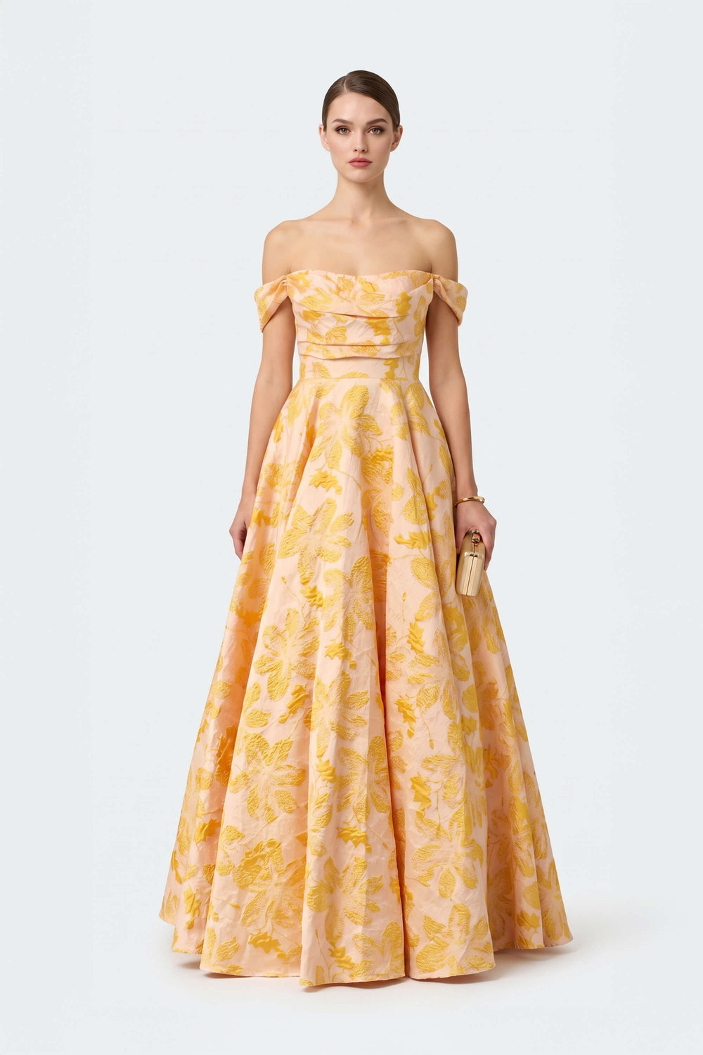 Isabella Off - Shoulder A - Line Vestido Fiesta - Reina Diaz
