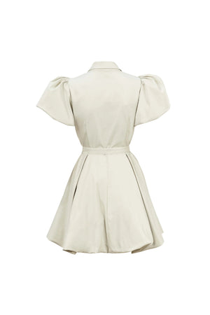 Isadora Puff Sleeve Mini Vestido - Reina Diaz