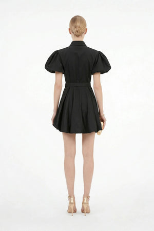 Isadora Puff Sleeve Mini Vestido - Reina Diaz