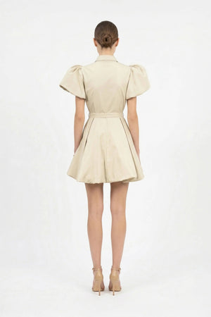 Isadora Puff Sleeve Mini Vestido - Reina Diaz