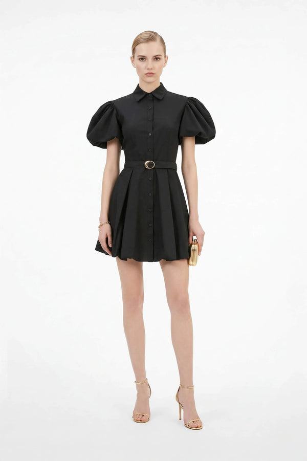 Isadora Puff Sleeve Mini Vestido - Reina Diaz