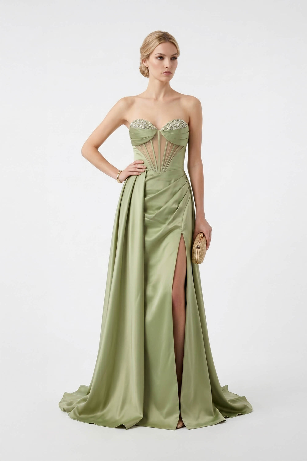 Julieta Strapless Sweetheart Vestido Fiesta - Reina Diaz