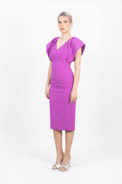 Kensley V - Neck Vestido - Reina Diaz