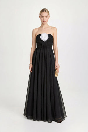 Lilith Tulle Maxi Vestido - Reina Diaz
