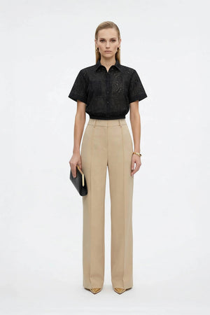 Lina Eyelet Palm Blusa - Reina Diaz