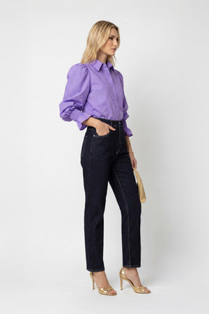 Lucca Puff - Sleeve Cotton - Stretch Blouse - Reina Diaz