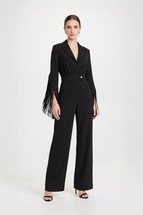 Lucía Fringe Sleeve Jumpsuit - Reina Diaz