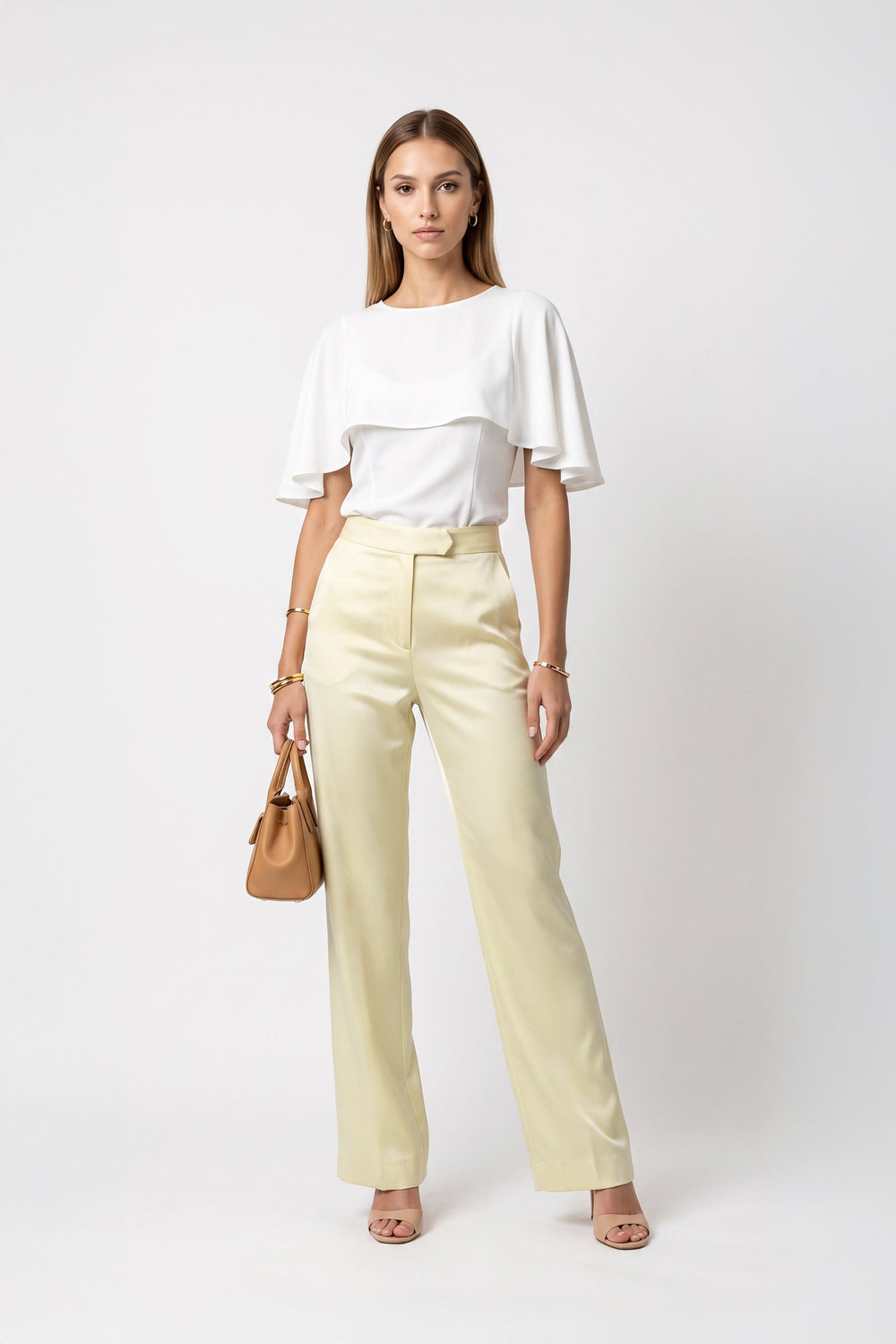 Lucía High-Waist Wide-Leg Pants 532141 PAJ - Reina Diaz