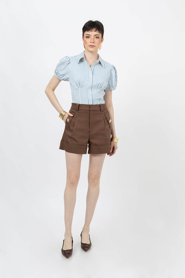 Lucille Corset Style Blusa - Reina Diaz