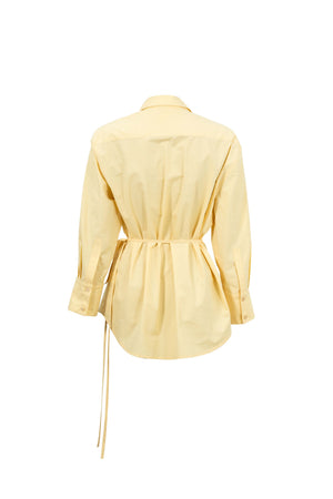 Lyon Hardware Side-Tie Cotton Blusa 752974 AMA - Reina Diaz