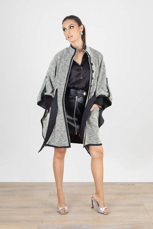 Lyra Zip Croco Falda - Reina Diaz