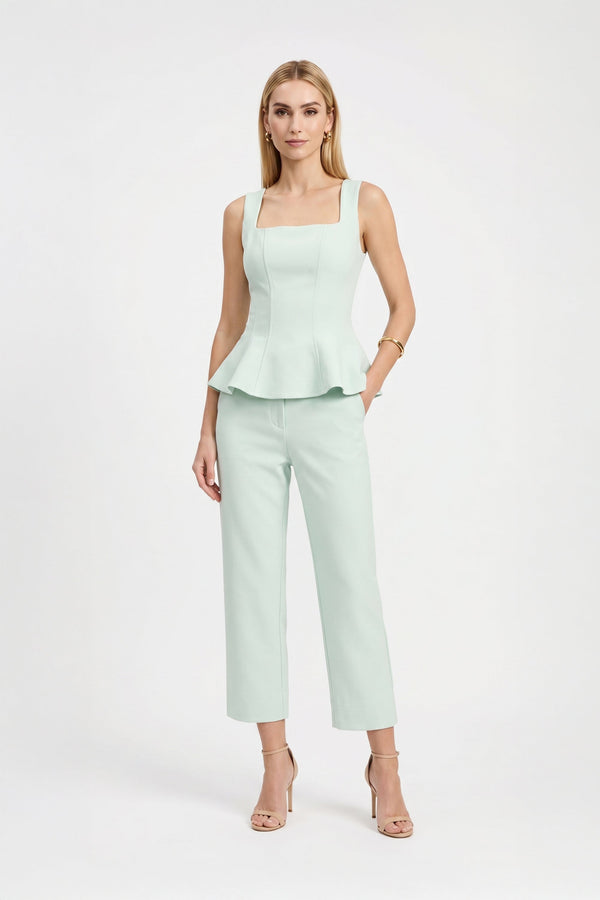 Maia Square - Neck Peplum Saco - Reina Diaz