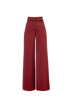 Marlee Satin Wide Pantalón - Reina Diaz