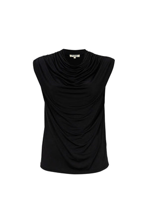 Martina Cowl-Neck Sleeveless Blusa 752993 - Reina Diaz
