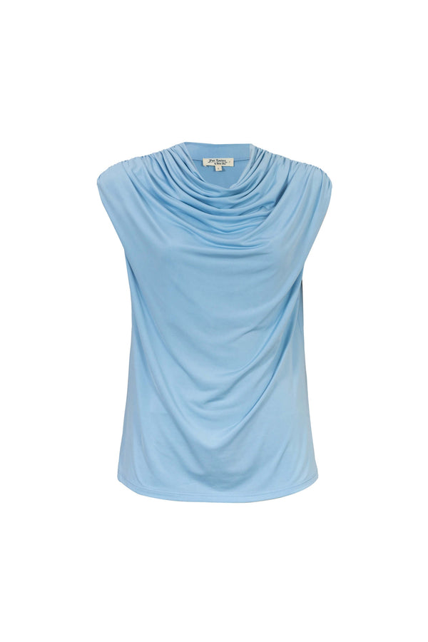 Martina Cowl-Neck Sleeveless Blusa 752993 - Reina Diaz