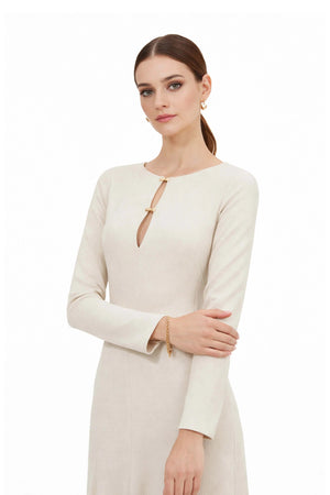 Melissa Flare Midi Vestido - Reina Diaz