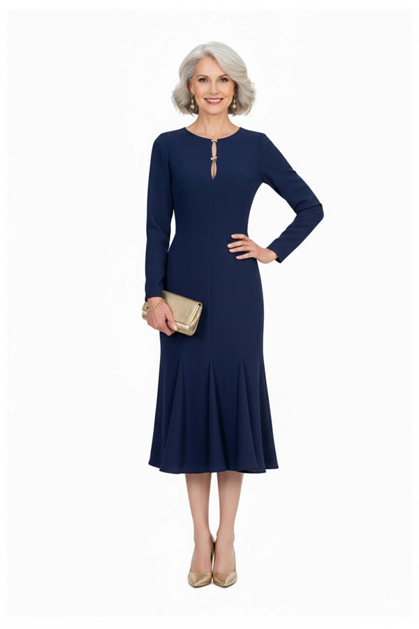 Melissa Flare Midi Vestido - Reina Diaz