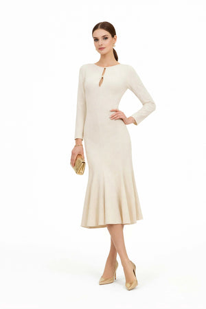 Melissa Flare Midi Vestido - Reina Diaz