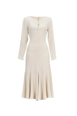 Melissa Flare Midi Vestido - Reina Diaz