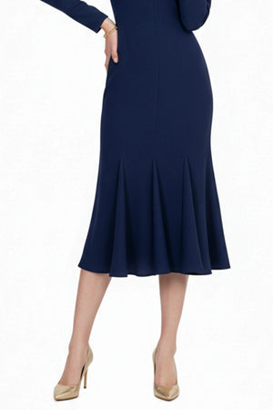 Melissa Flare Midi Vestido - Reina Diaz