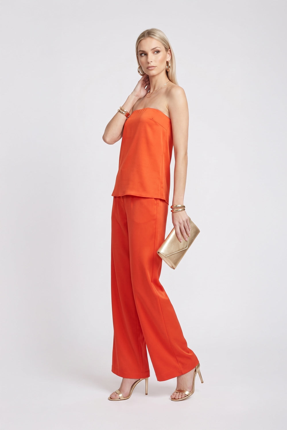 Michelle Flare Strapless Blusa 752840 VIN/ROJ/HUE/CLA/CHO - Reina Diaz