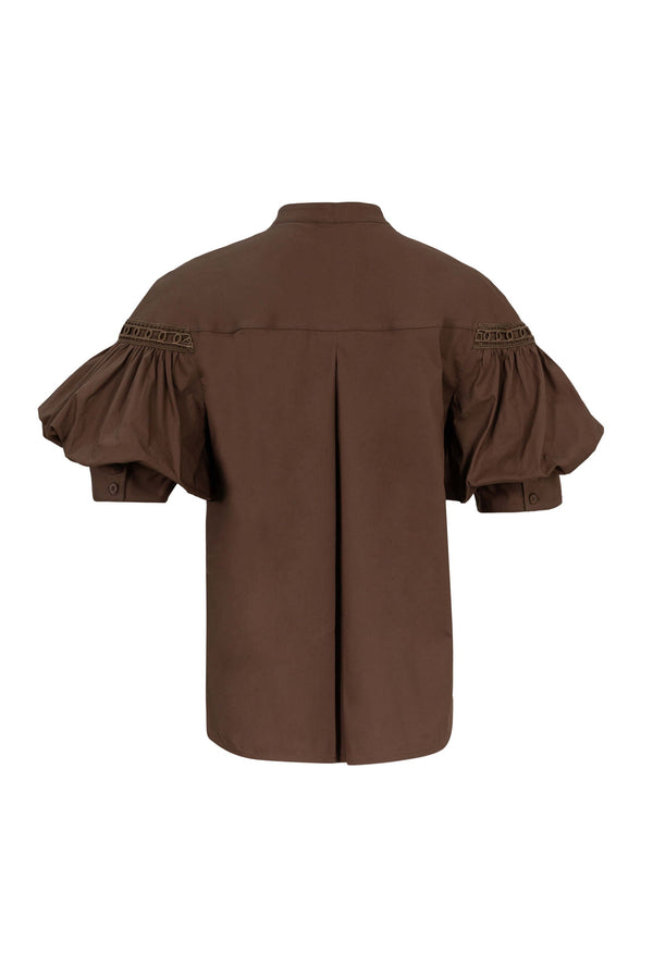 Nadia Asymmetric Crossover-Front Blusa 752963 CAF - Reina Diaz