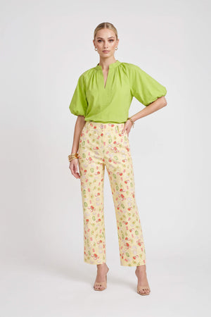Nadia Belted High-Waist Wide-Leg Pants 731124 AMA - Reina Diaz