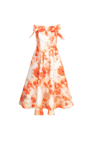 Nadia Strapless Midi Vestido 526094 MUL - Reina Diaz