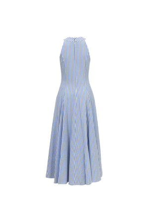 Nadia Tie-Detail Smocked-Cuff Vestido 723173 CIE - Reina Diaz