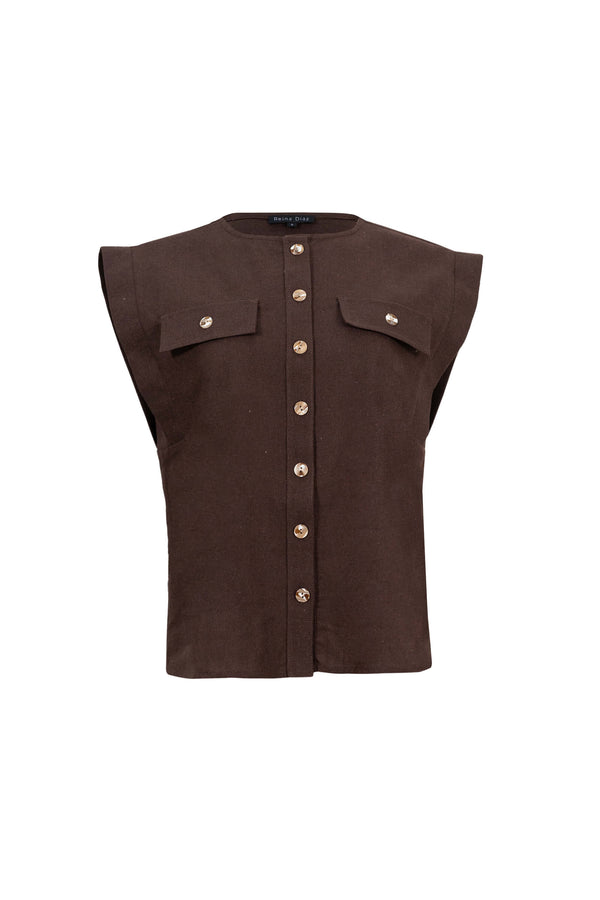 Nairobi Structured Utility Blusa - Reina Diaz