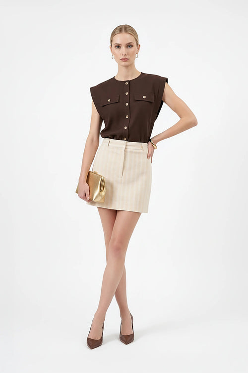 Nairobi Structured Utility Blusa - Reina Diaz