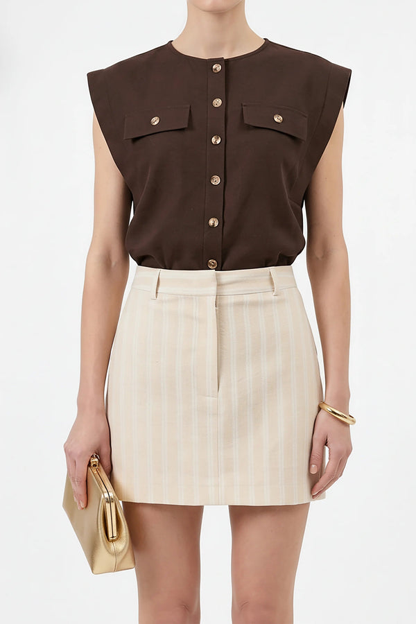 Nairobi Structured Utility Blusa - Reina Diaz