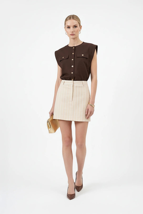 Nairobi Structured Utility Blusa - Reina Diaz