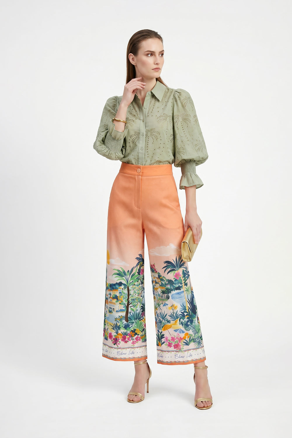 Natalia High - Waist Straight - Leg Pantalón - Reina Diaz