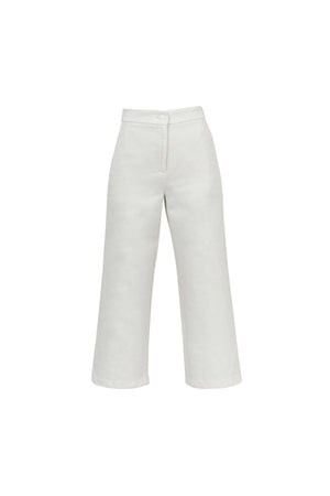 Natalia High-Waist Straight-Leg Pantalón - Reina Diaz