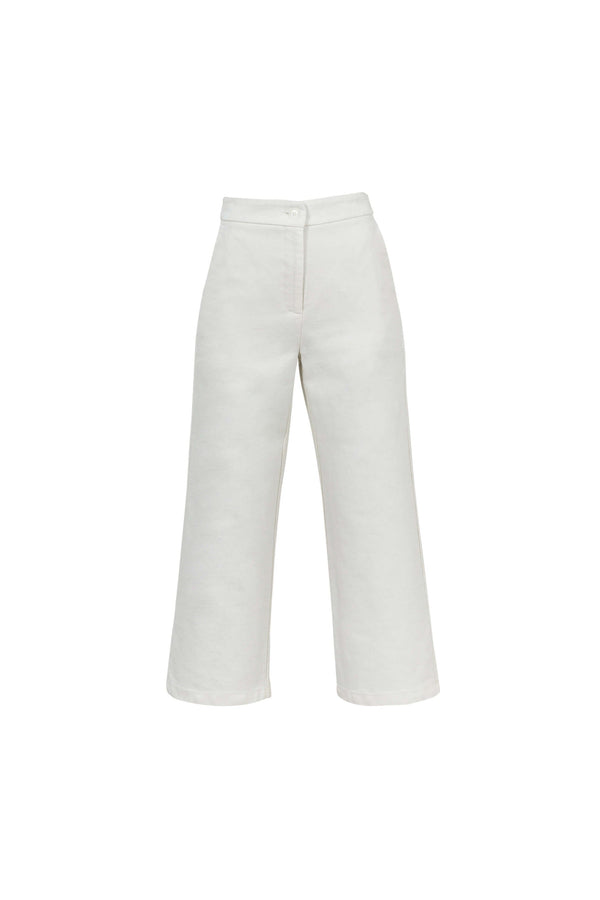 Natalia High-Waist Straight-Leg Pantalón - Reina Diaz