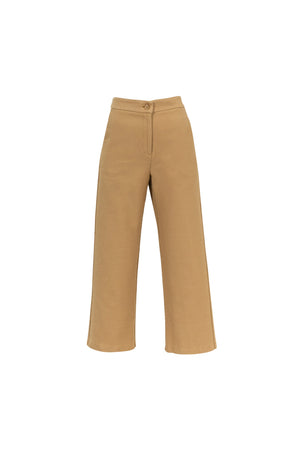 Natalia High-Waist Straight-Leg Pantalón - Reina Diaz