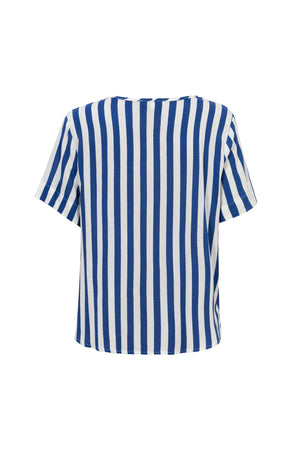 Nora Round-Neck Crew Blusa 554323 MAR - Reina Diaz