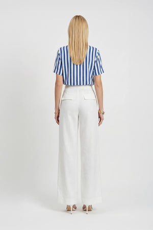 Nora Round-Neck Crew Blusa 554323 MAR - Reina Diaz
