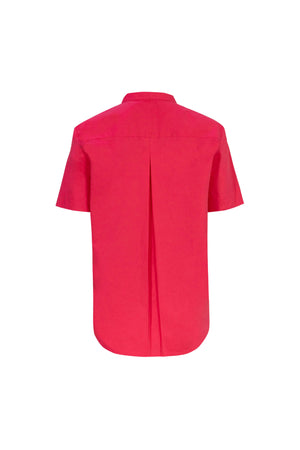 Nora Tie-Neck Short-Sleeve Blusa 752966 - Reina Diaz