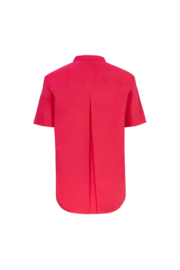Nora Tie-Neck Short-Sleeve Blusa 752966 - Reina Diaz