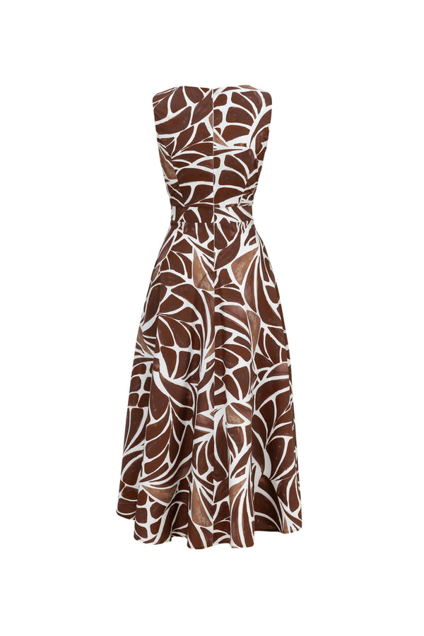 Olivia V-Neck Sleeveless Vestido Corto - Reina Diaz
