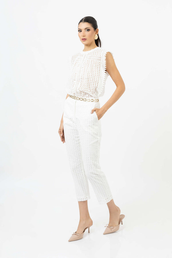 Pantalón - 532060 - BCO (Solo pantalón) - Reina Diaz