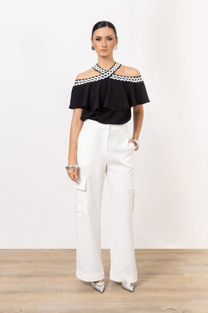 Pantalón - 730964 - BCO (Solo pantalón) - Reina Diaz