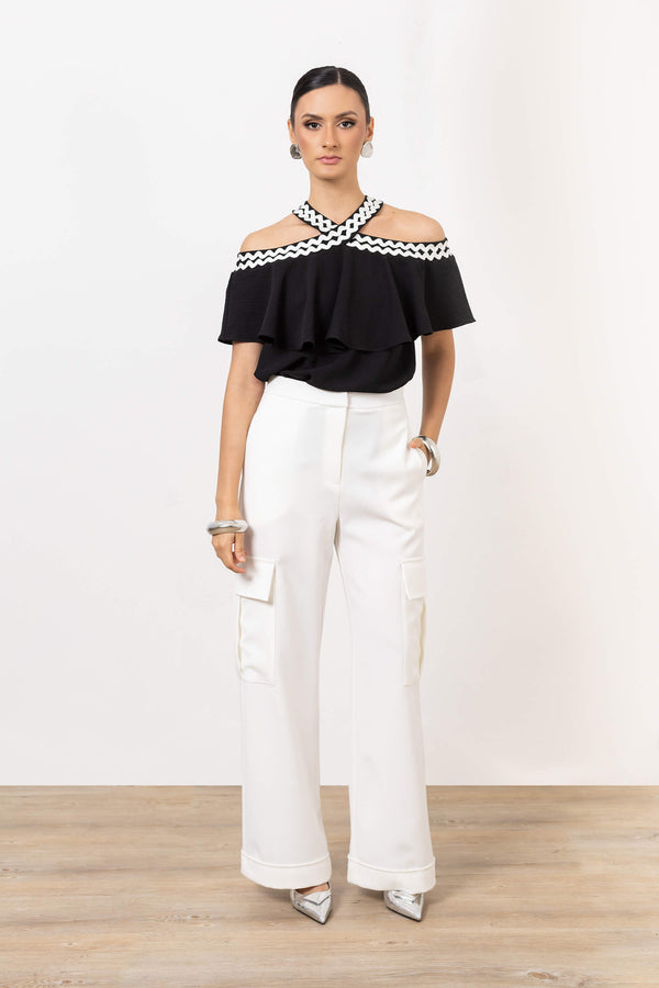 Pantalón - 730964 - BCO (Solo pantalón) - Reina Diaz