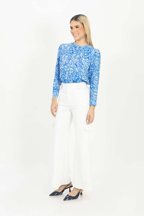 Pantalón - 731034 - BCO - Reina Diaz